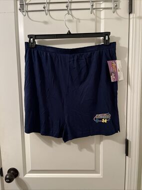 Jeff Gordon Nascar Winners Circle Women's Juniors Blue Shorts Size Medium (7/9)
